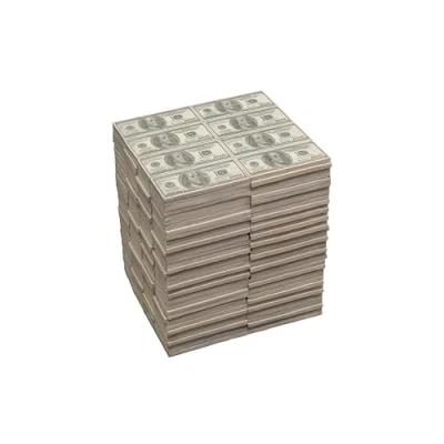 Afbeelding van Kare Design kruk dollar, donkergroen/beige, salon/hal/tienerkamer, cadeau idee, handbeschilderd, niet geschikt voor buiten, 38 x 27 31 cm (H/B/D)