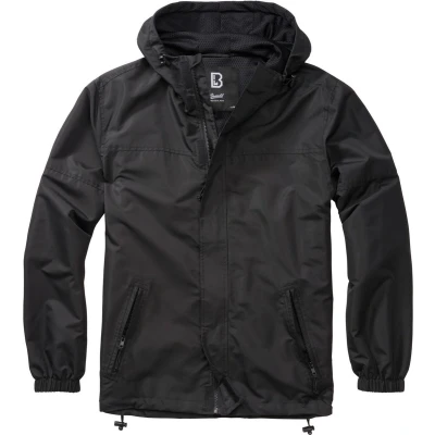 Afbeelding van Brandit Herren Jacke Summer Windbreaker Frontzip Schwarz S