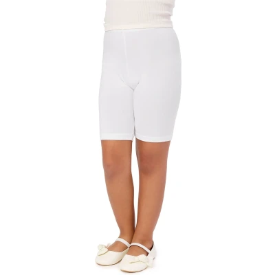 Afbeelding van Merry Style MS MS10 227 LE Meisjes Leggings Sport Vrijetijdsbroek Kort Katoen Sporbroek Yogabroek Wit 152