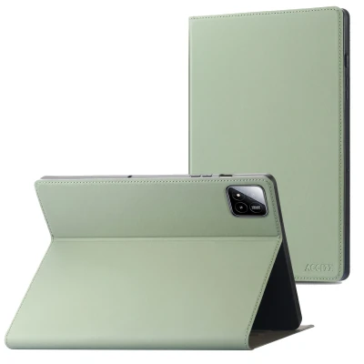Afbeelding van Xiaomi Pad 7 Pro Hoes: Accezz Classic Tablet Case Bookcase Groen Siliconen En TPU (zacht) Hoezen