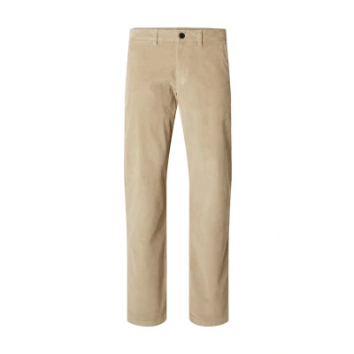 Afbeelding van Selected Homme Straight Miles NOOS Chino, Heren, Maat: 28x32, Chinchilla