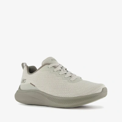 Afbeelding van Skechers Bobs Moda Flex Mellow Dawn dames sneakers lichtgroen Maat 39 Extra comfort Memory Foam