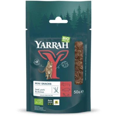 Afbeelding van 10x Yarrah Bio Kattensnack Mini 50 gr