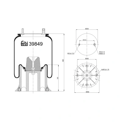 Afbeelding van Febi Bilstein Veerbalg 39849