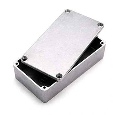 Afbeelding van behuizing Electronics BE TOOL IP54 Aluminium Project Box Outdoor/Externe Power Junction Compleet met Connector 120(L) x 94.5(W) 34(H) mm ZILVER
