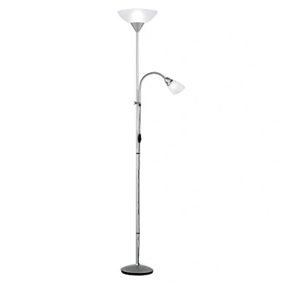 Afbeelding van Reality Lampen R4393 87 Schijnwerper, Met Leesarm, Zilverkleurig