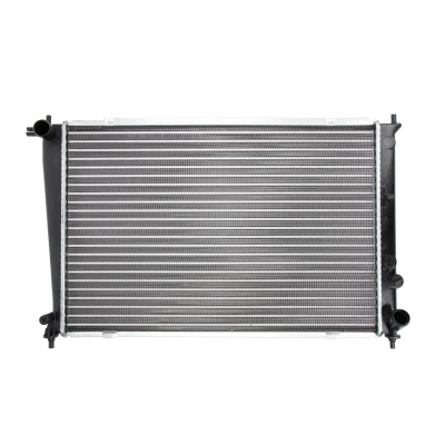 Afbeelding van THERMOTEC D70519TT Radiateur Aluminium, Kunststof voor voertuigen met/zonder airco 650 445 23 Handgeschakeld Koelribben mechanisch gelast