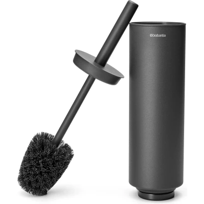 Afbeelding van Brabantia MindSet WC Borstel met Houder Vrijstaand en hangend Mineral Infinite Grey