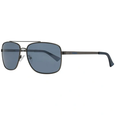 Afbeelding van Timberland Zonnebril TB7175 09C Gunmetal Grijs Blauw Sunglasses