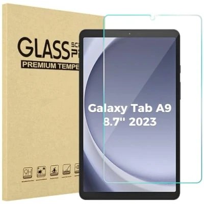 Afbeelding van ProCase 1 stuk beschermfolie voor Galaxy Tab A9 8,7 inch 2023 (SM X110/SM X115), 9H gehard glas, displaybescherming, screen protector 8 A9, folie beschermglas helder