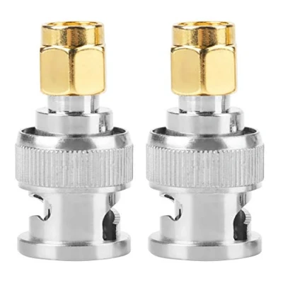 Afbeelding van Akozon 2 stuks BNC stekker naar SMA mannelijk type adapter test converter
