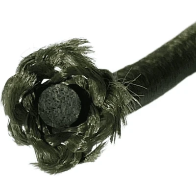 Afbeelding van Elastisch Touw 10mm Camo groen 100 meter op rol