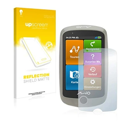 Afbeelding van upscreen Antireflecterende Schermbeschermer voor Mitac Mio Cyclo Discover Anti Glare Screen Protector, Mat, Ontspiegelend, Antikras, Vingerafdruk