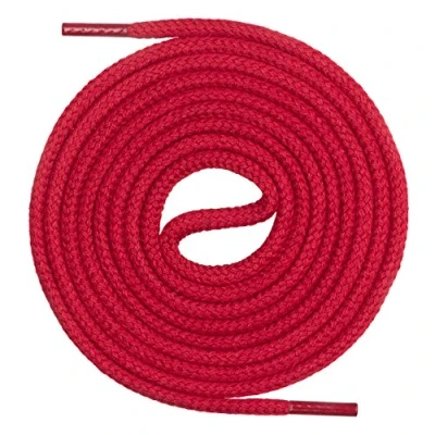 Afbeelding van Mount Swiss Ronde premium veters van 100% katoen, zeer scheurvast, kleur: rood, lengte: 140 cm