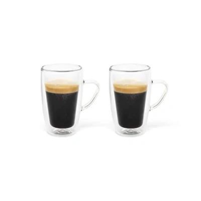Afbeelding van Espressoglas Bredemeijer Dubbelwandig Transparant 100 ml (set van 2)