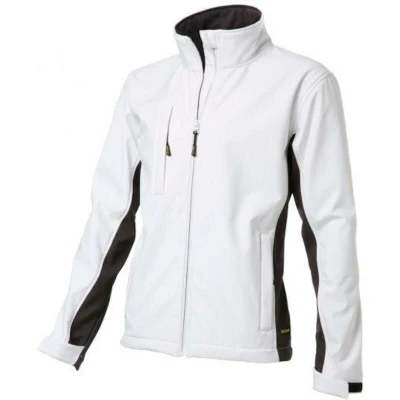 Afbeelding van Tricorp Softshell Jack Bi Color Wit/Donkergrijs Maat M