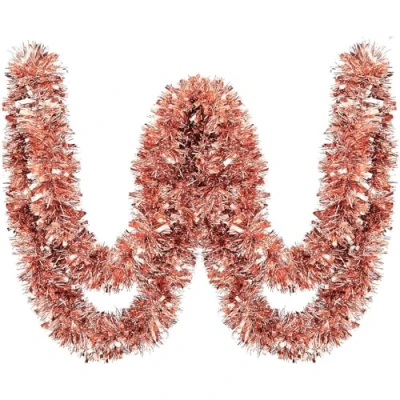 Afbeelding van SECALIFE 10 Meter Rose Gold Kerst Klatergoud Garland Metallic Chunky Glinsterende Opknoping Decoraties voor Kerstboom