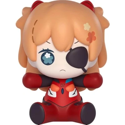 Afbeelding van Good Smile Company Neon Genesis Evangelion: Rebuild of Evangelion Huggy Chibi Figure Asuka Shikinami Langley: Eye Patch Ver. 7 cm Mini Figuur