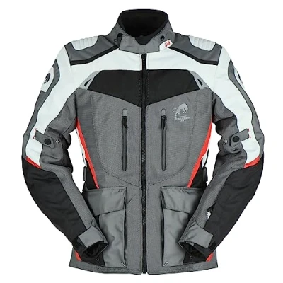Afbeelding van Furygan Apalaches Vented 2in1 Black Grey Red S Maat Jas