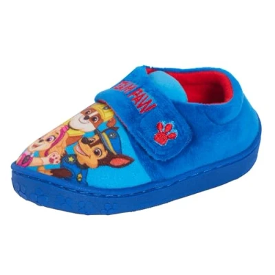Afbeelding van Paw Patrol Chase Marshall, pantoffels met eenvoudige sluiting, enkellaarsjes voor kinderen, Blauw, 23 EU