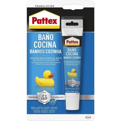 Afbeelding van Verzegelaar Pattex Siliconen Keuken Badkamers Wit 50 ml