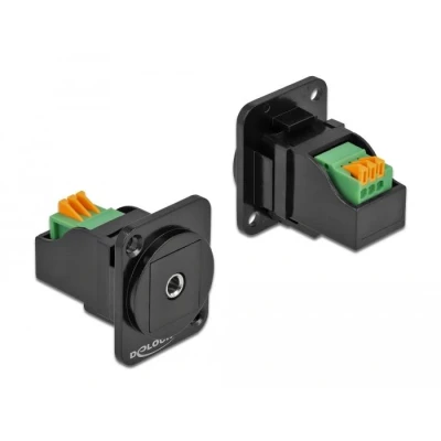 Afbeelding van Delock D Type Module 3,5 mm 3 Pin Jack naar aansluitblok