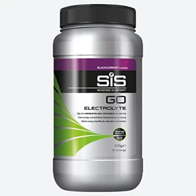 Afbeelding van Science in Sport SIS Energydrink Go Electrolyte Elektrolyten + Koolhydraten 1,6kg Blackcurrant/ Zwarte bes smaak