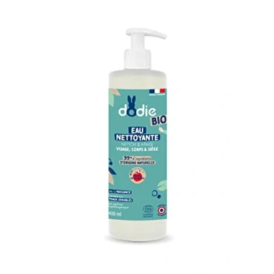 Afbeelding van DODIE Biologisch reinigingswater gezicht, lichaam en zitting vanaf de geboorte 400 ml