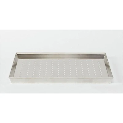 Afbeelding van Pentole Agnelli Pastry &amp; Pizza geperforeerde rechthoekige bakvorm, afmeting 35 x 28 3 cm, aluminium, zilver, cm