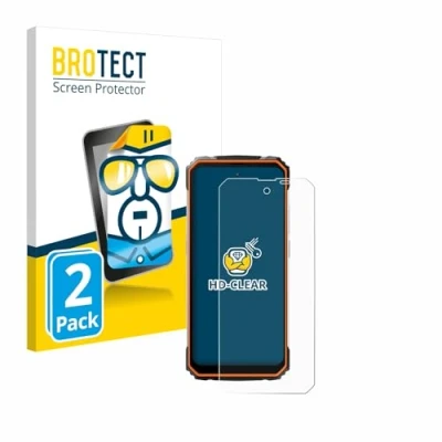 Afbeelding van BROTECT Screenprotector voor Blackview BV8100 Folie Beschermfolie transparant (2 Stuks)