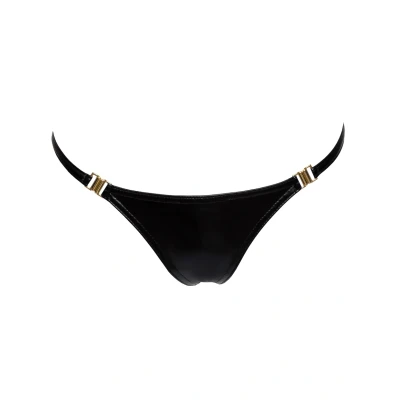 Afbeelding van Noir Handmade P010 Wetlook String, zwart, M