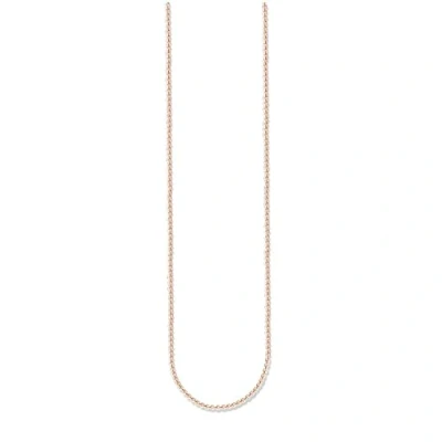 Afbeelding van Thomas Sabo KE1106 415 12 L60 Damesketting zonder hanger, zilver verguld