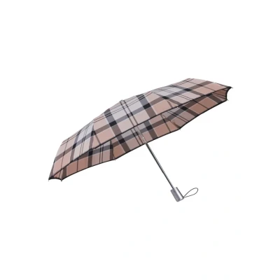 Afbeelding van Samsonite Alu Drop S Paraplu Beige Check