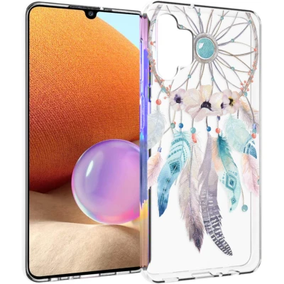 Afbeelding van Samsung Galaxy A32 (4G) Hoesje Siliconen en TPU (zacht) iMoshion Softcase/Backcover Transparant Telefoonhoesje