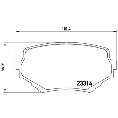 Afbeelding van Brembo Remblokset P 79 009