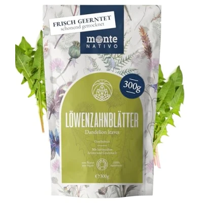 Afbeelding van Paardenbloembladthee Monte Nativo (300 g) 100% pure en natuurlijke paardenbloembladeren zonder toevoegingen als theegeschenk Aromatische kruidenthee