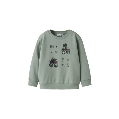 Afbeelding van Name It mini jongens trui VIMO Jadeite Dino Racing Regular Fit