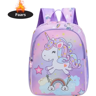 Afbeelding van Bovista Rugzak Meisje Jongens Backpack Schooltas Laptoptas Paars
