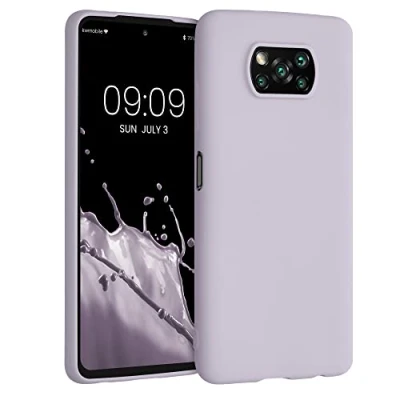 Afbeelding van kwmobile telefoonhoesje geschikt voor Xiaomi Poco X3 NFC / Pro Hoesje smartphone Back cover in lavendel