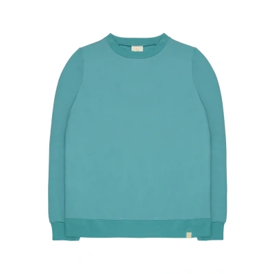 Afbeelding van greenjama Damesshirt in zachte sweatkwaliteit, GOTS gecertificeerd sweatshirt, Topaz, 44