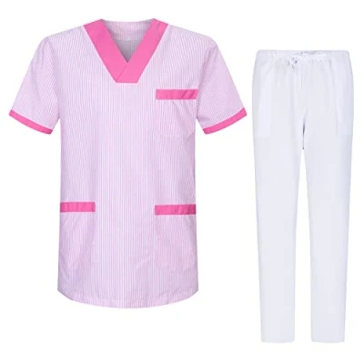 Afbeelding van MISEMIYA Sanitair slaappak, uniseks, medische uniformen, G713 6802, fuchsia t817 9, XL