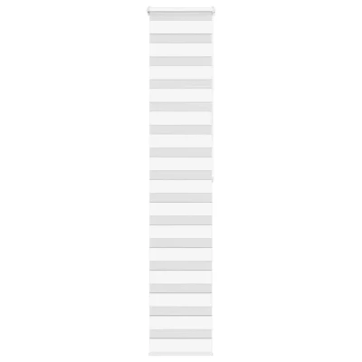 Afbeelding van vidaXL Zebra rolgordijn 45x200 cm stofbreedte 40,9 polyester wit