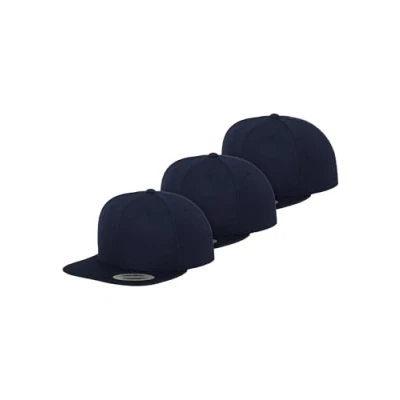 Afbeelding van Flexfit Snapback 3PACK Pet, Maat: One Size, navy