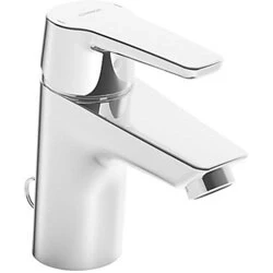 Afbeelding van Hansa Hansapolo 1 gats wastafelkraan met vaste uitloop 10.3cm,