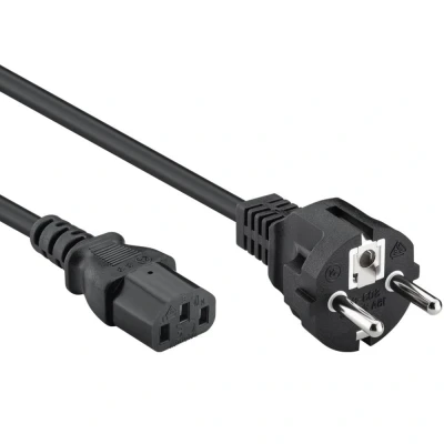 Afbeelding van C13 apparaatsnoer 3 meter Zwart Allteq
