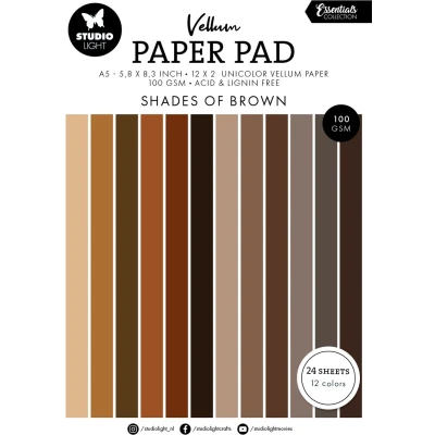 Afbeelding van Vellum paper Pad Unicolor Essentials nr.195