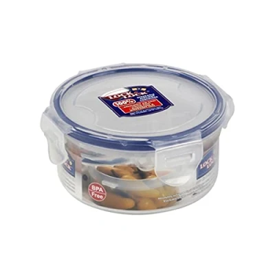 Afbeelding van Lock &amp; HPL932 Ronde Opbergcontainer Helder/Blauw, 300 ml