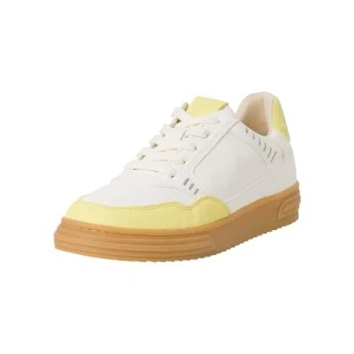Afbeelding van Tamaris Sneakers laag, Dames, Maat: 38, White yellow Kunststof
