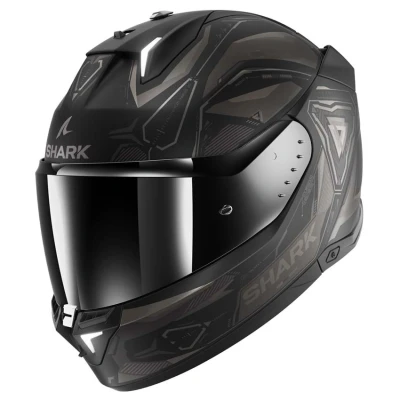 Afbeelding van Shark Skwal i3 Linik Mat Helm zwart/antraciet/antraciet