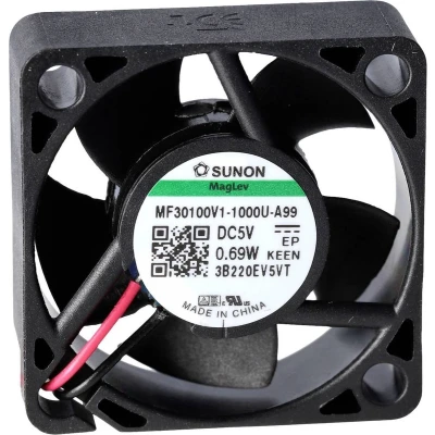 Afbeelding van Sunon MF30100V1 1000U A99 Axiaalventilator 5 V/DC 9.34 m3/h (l x b h) 10 30 mm